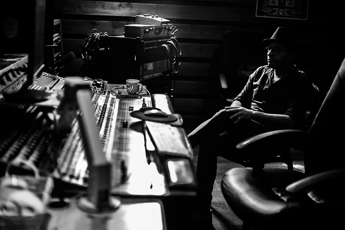 Adam Ben Ezra in the studio