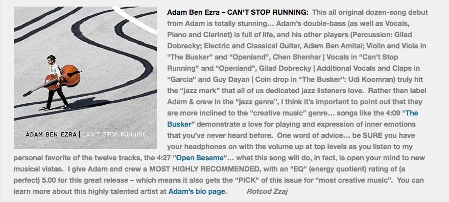 Improvijazzation Nation - Adam Ben Ezra