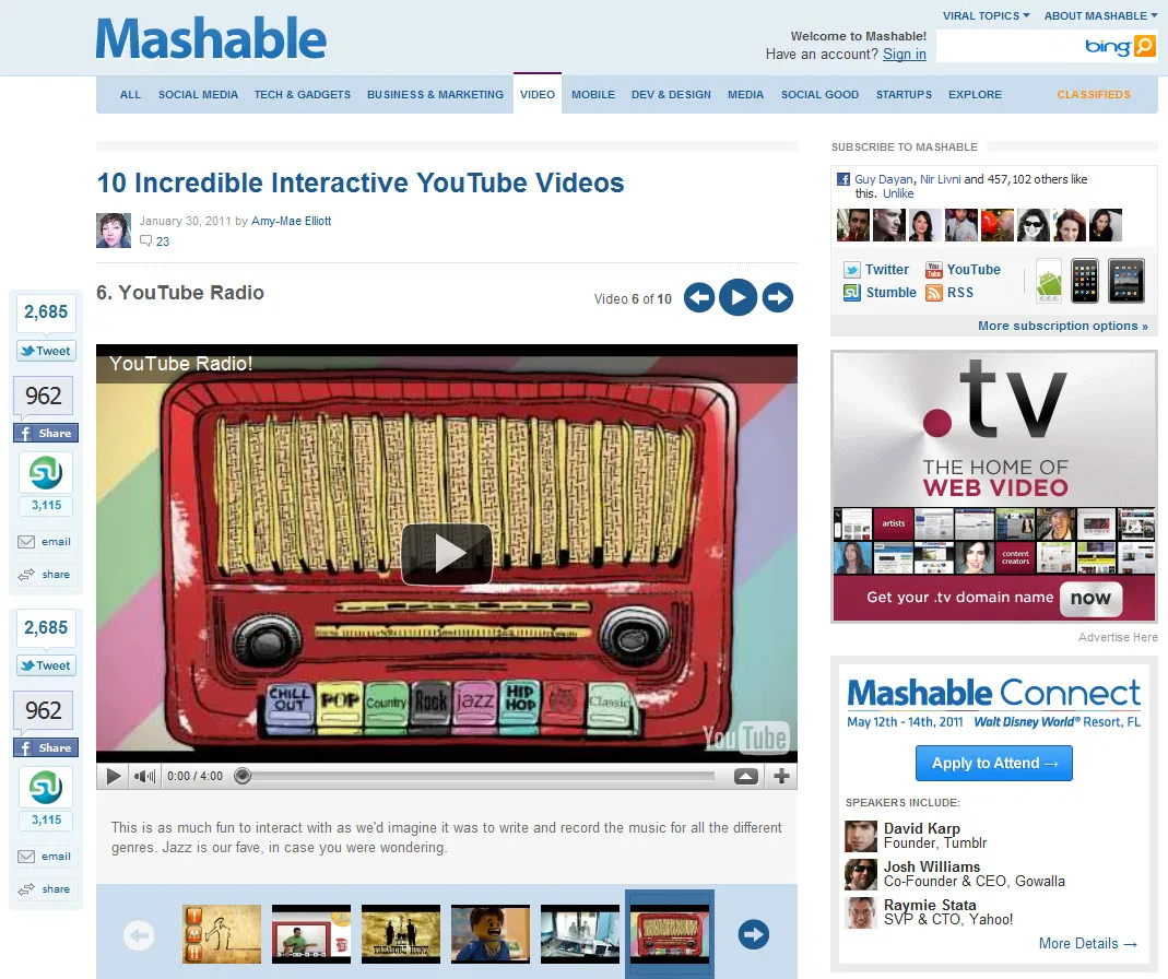 Mashable - Adam Ben Ezra