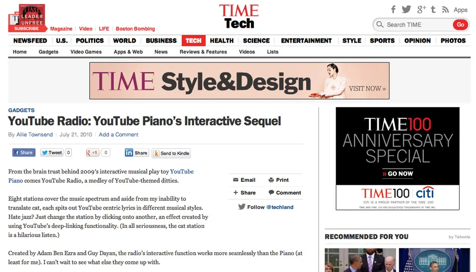 TIME Tech - Adam Ben Ezra